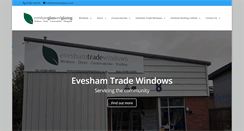 Desktop Screenshot of eveshamglass.co.uk